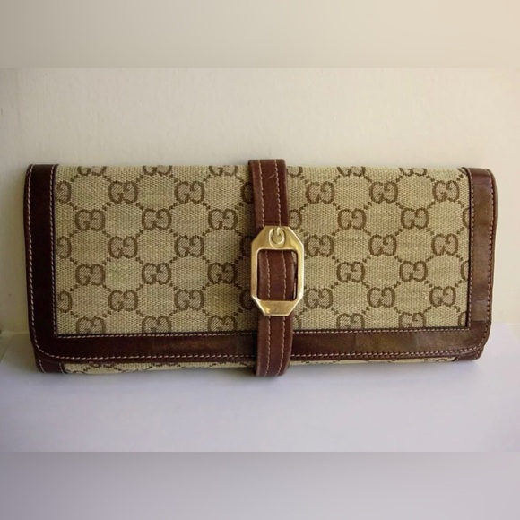 RARE Vintage GUCCI Monogram Travel Accessory Jewelry Case Keeper Roll BEAUTIFUL - Picture 7 of 9